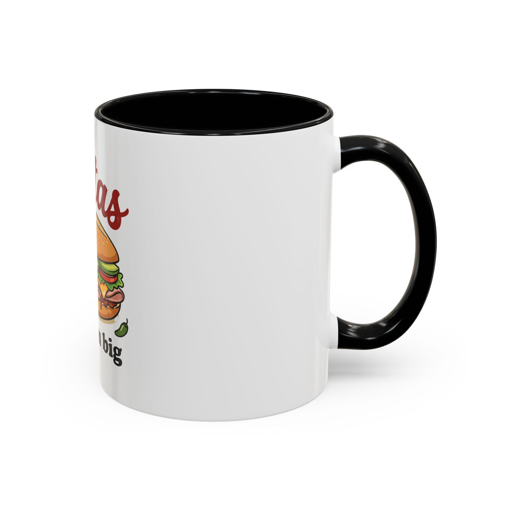 Tortas Coffee Mug – “Tortas love ’em big” Accent Ceramic Mug (11/15oz)