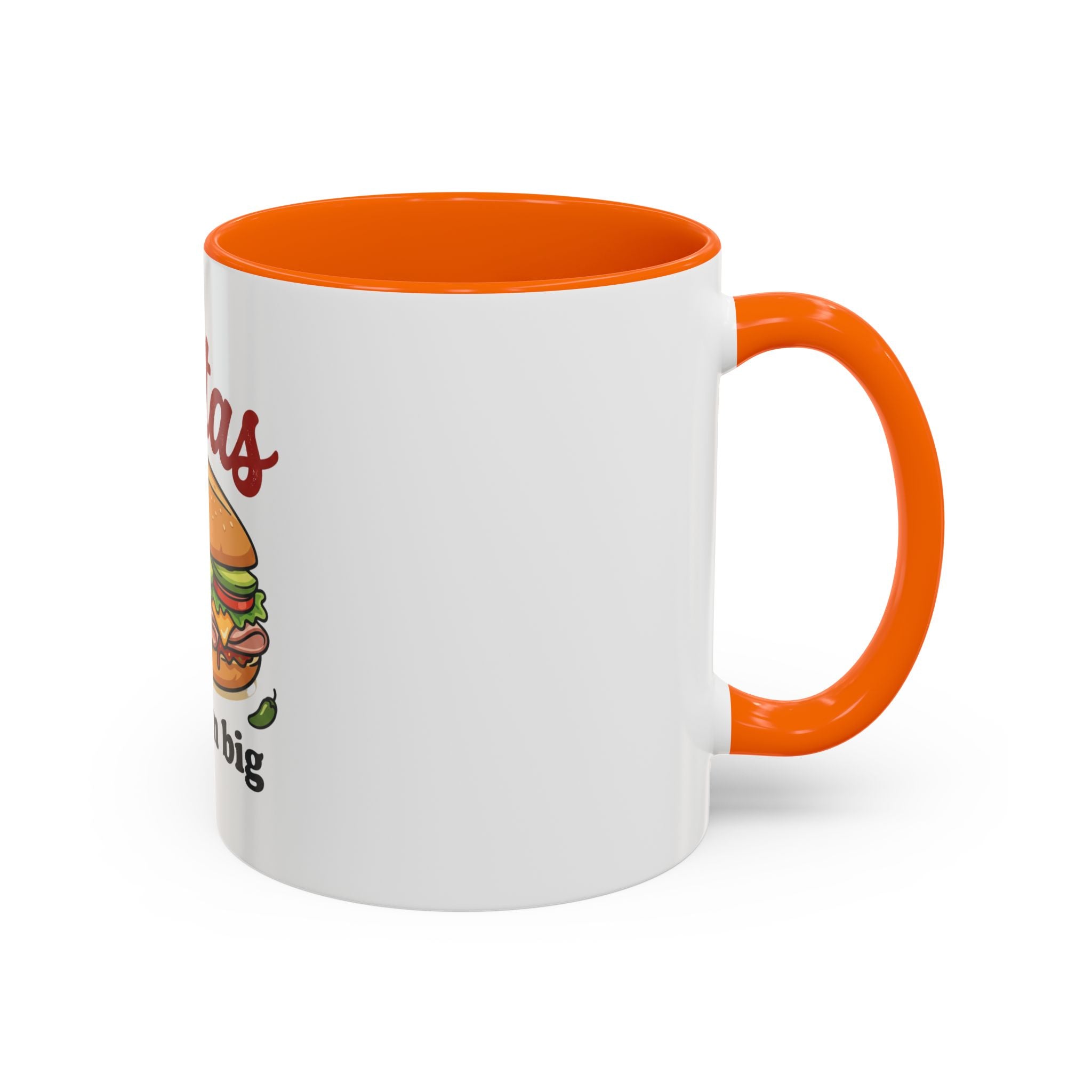 Tortas Coffee Mug – “Tortas love ’em big” Accent Ceramic Mug (11/15oz)